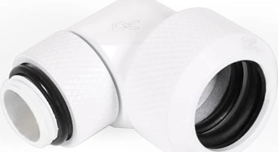 Alphacool balta 90 laipsnių kampinė jungtis