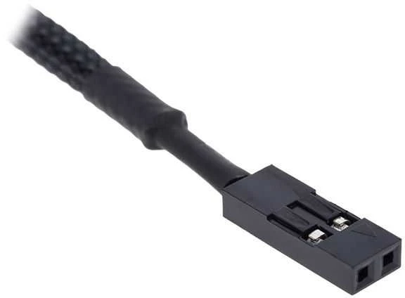 Alphacool Eiszapfen temperatūros jutiklis G1/4 IG/IG su AG adapteriu – juodas