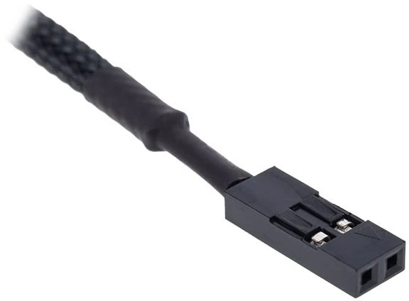 Alphacool Eiszapfen temperatūros jutiklis G1/4 vyriškas/vyriškas su moterišku adapteriu – chromas