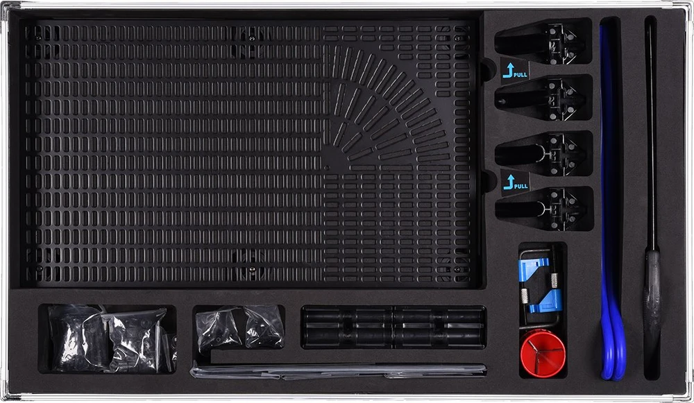 „Alphacool Eiskoffer Professional“ – lenkimo ir matavimo rinkinys kietiesiems vamzdžiams