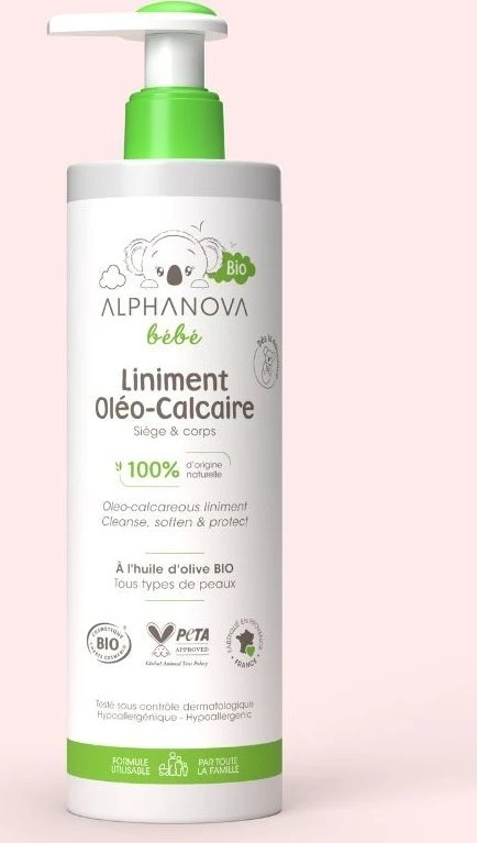 Alphanova Bebe Bio* Švelnus alyvuogių balzamas kūdikiams 400 ml