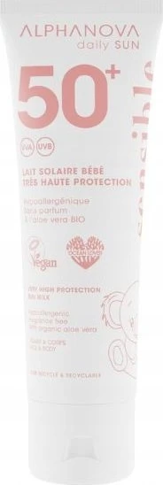 Alphanova „Daily Sun BEBE“ apsauginis losjonas nuo saulės SPF50+, 50 ml