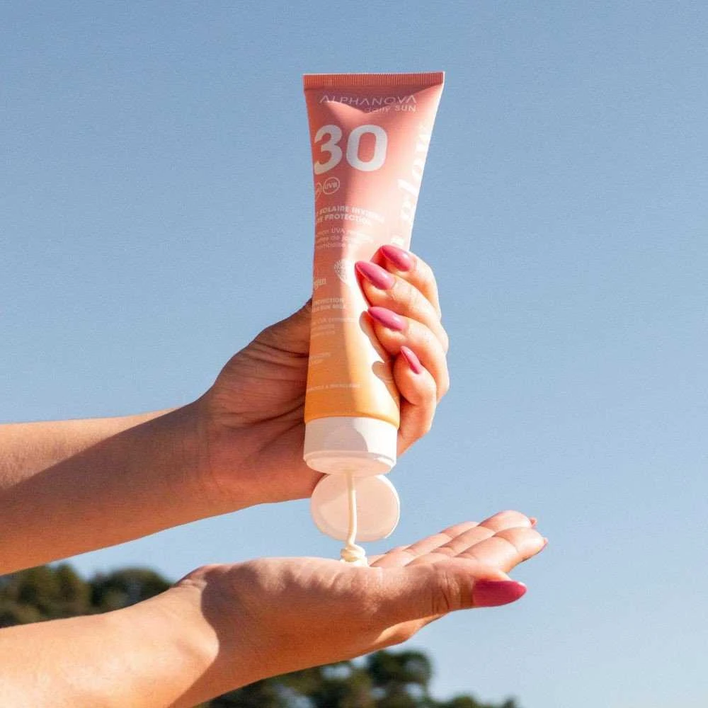 Alphanova „Daily Sun, Glow“ apsauginis losjonas nuo saulės su SPF30, 150 ml