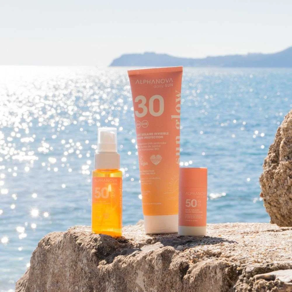 Alphanova „Daily Sun, Glow“ apsauginis losjonas nuo saulės su SPF30, 150 ml