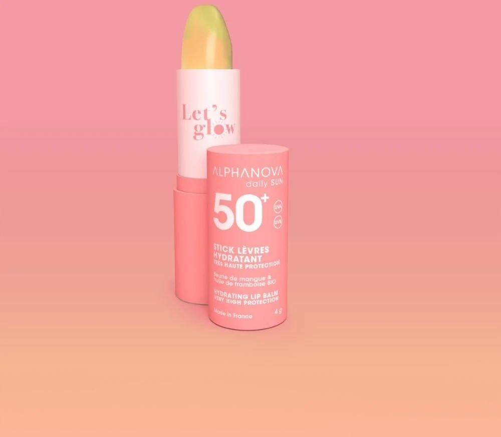 Alphanova „Daily Sun“ lūpų dažai „Sun Glow“ su SPF 50+ 4 g
