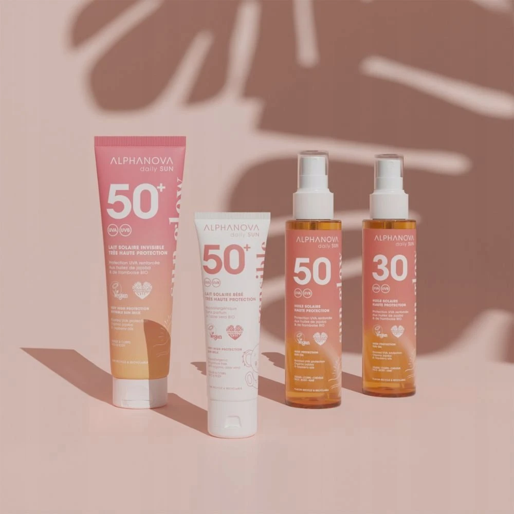Alphanova, „Daily Sun - Sun Glow“, apsauginis losjonas nuo saulės su SPF50+, 150 ml