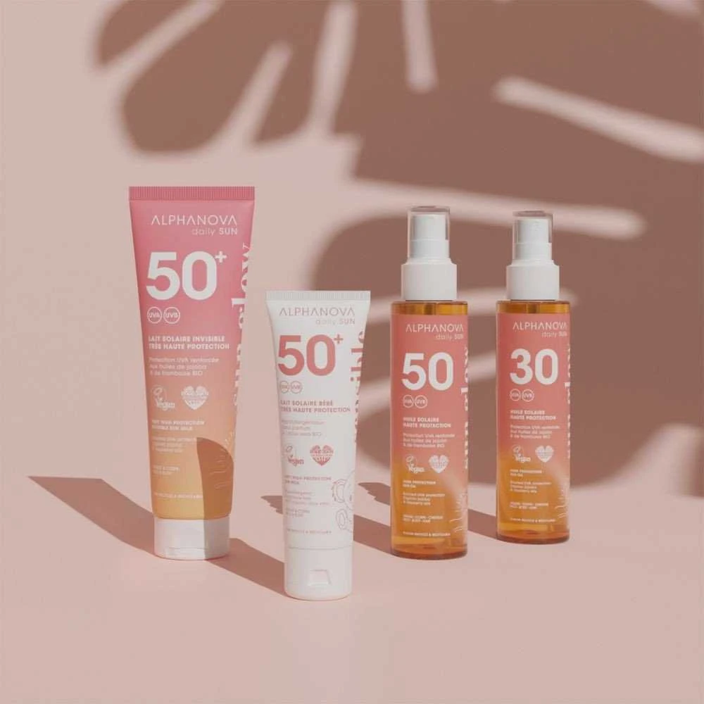 Alphanova Dieninis įdegis, švytėjimas, įdegio aliejus su SPF30, 125 ml