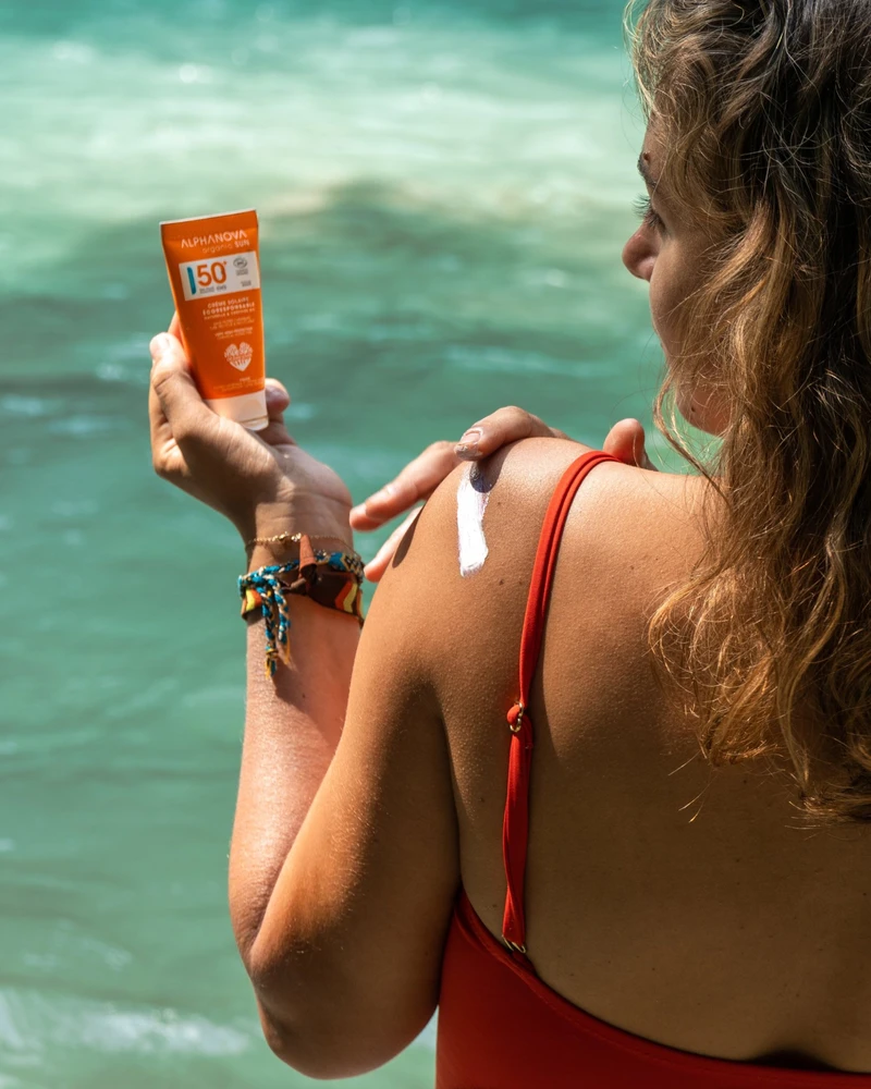 ALPHANOVA SUN Bio* apsauginis kremas nuo saulės SPF50+ 50 g
