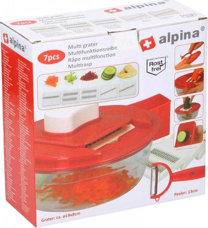 Alpina - Daugiafunkcinė tarka su indu ir skustuku