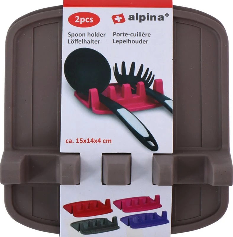 Alpina - Spoon / utensil holder 2 pcs (juodas)