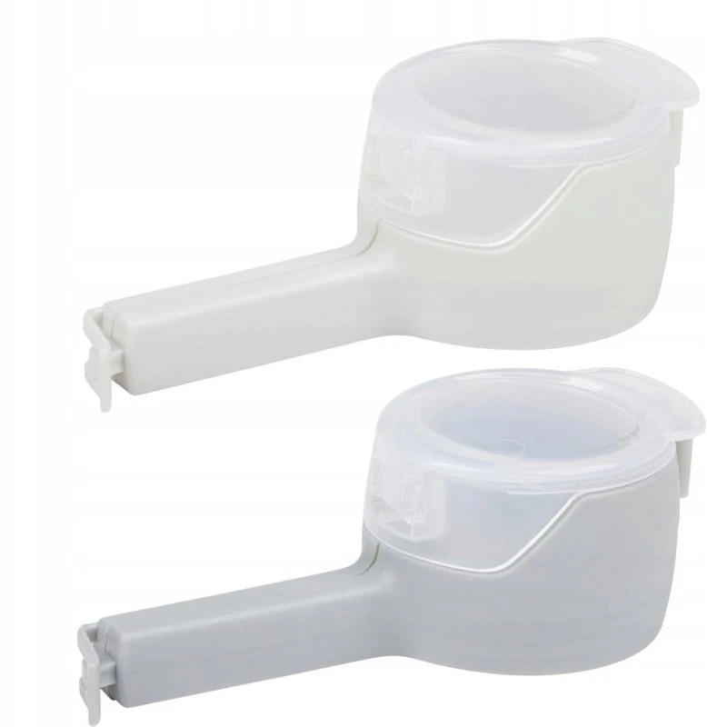 Alpina - 2-in-1 clip for closing packages with dispenser (2 pieces)