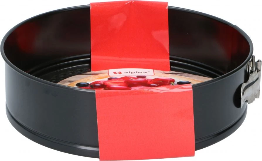 Alpina - Round baking tin / cake tin with non-stick coating 24x7 cm (juodas)