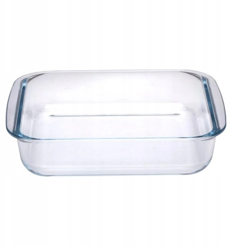 Alpina - Stiklinis karščiui atsparus indas 24,5 x 22 x 5 cm 1,6 l