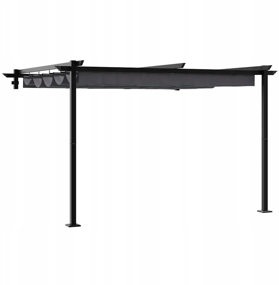 Pavėsinė 300 x 300 x 200 cm Antracito Poliesteris