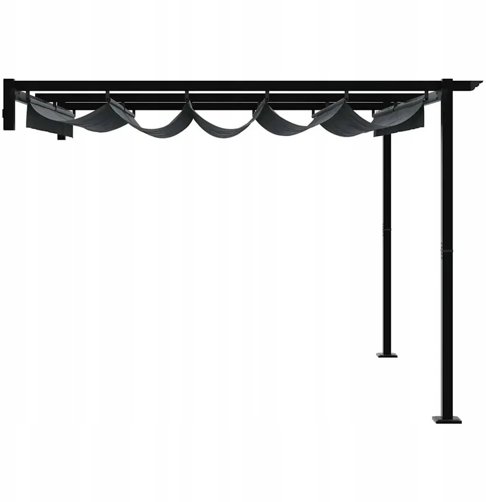 Pavėsinė 300 x 300 x 200 cm Antracito Poliesteris