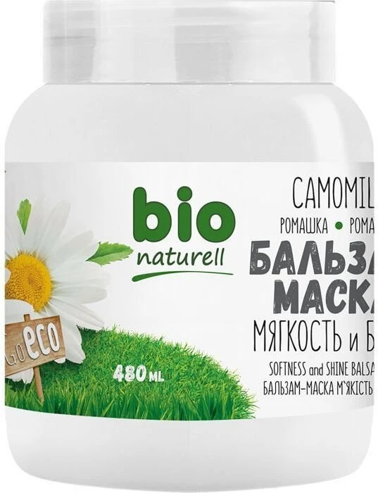 Bio Naturell ramunėlių plaukų kaukė „Kreminis“ minkštinamoji, 480 g