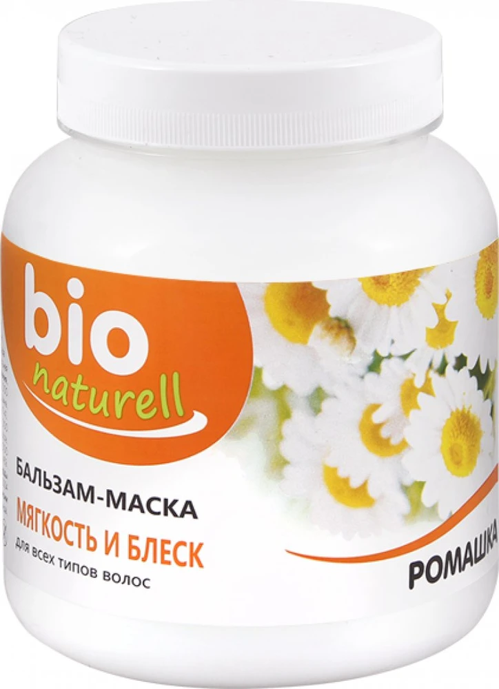 Bio Naturell ramunėlių plaukų kaukė „Kreminis“ minkštinamoji, 480 g