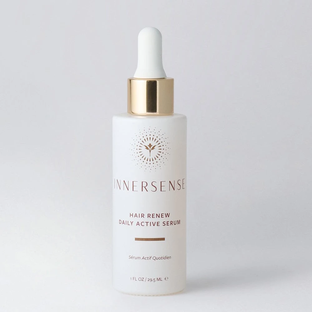 Alterna „Innersense Organic Beauty“ natūralus plaukų atnaujinimo kasdienis aktyvus serumas, valo galvos odą