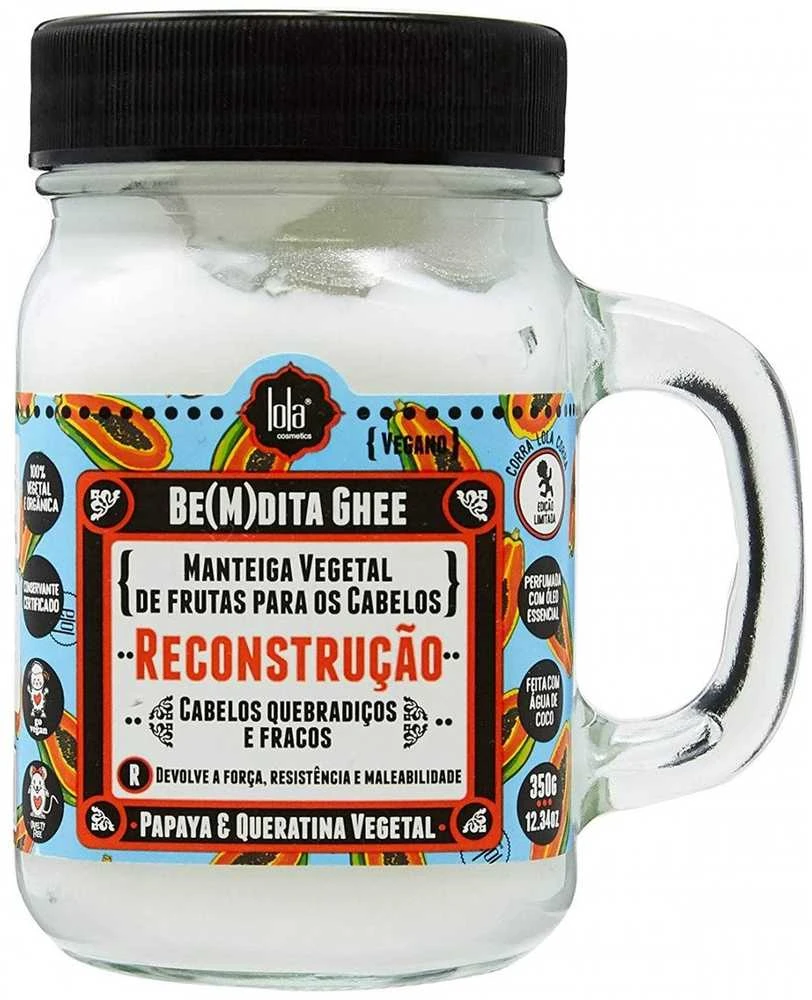 love Lola Cosmetics Be(m)dita Ghee Papaya y Keratina Vegetal, 350 g