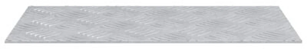 Laiptų danga 2 vnt. 50 x 25 cm Sidabro Aliuminis Stačiakampio