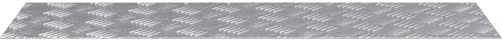 Laiptų danga 4 vnt. 100 x 30 cm Sidabro Aliuminis Stačiakampio