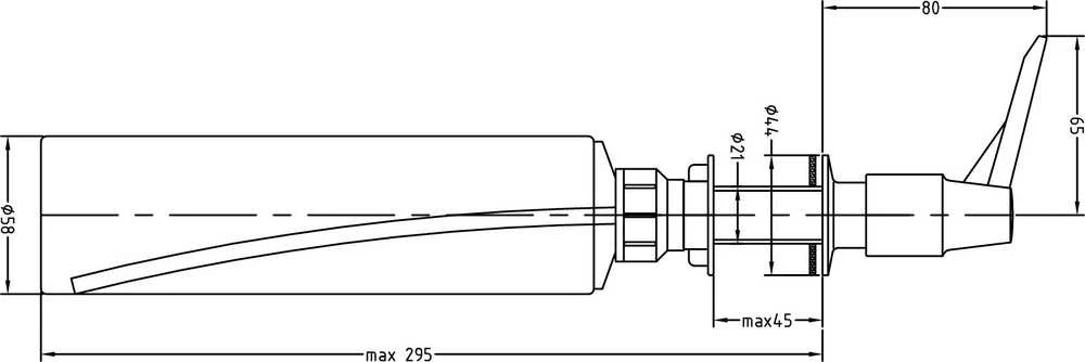Plautuvės dozatorius Alveus, 0,5 l