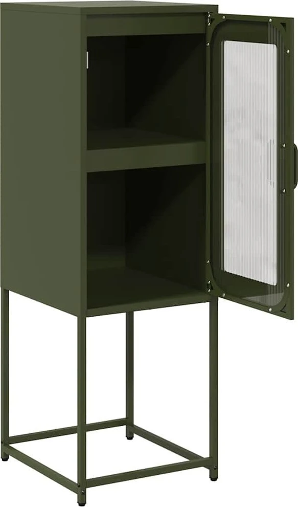 indauja alyvuogių žalia 36x39x107 cm šaltai valcuotas plienas