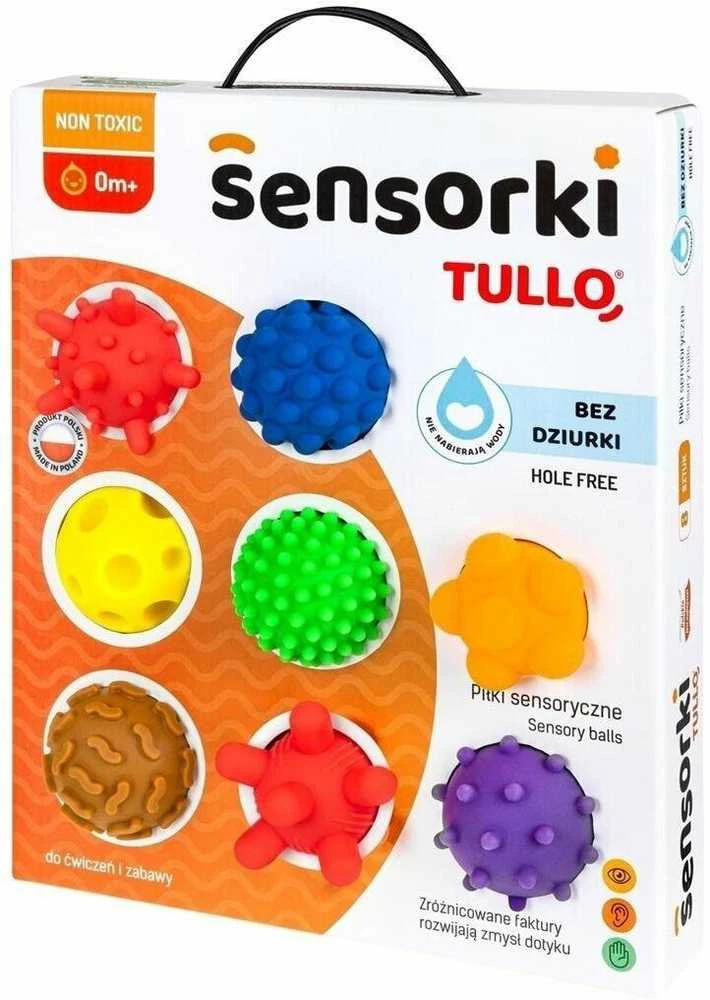 AM Tullo Sensoriniai kamuoliukai be skylučių TULLO 8 vnt.
