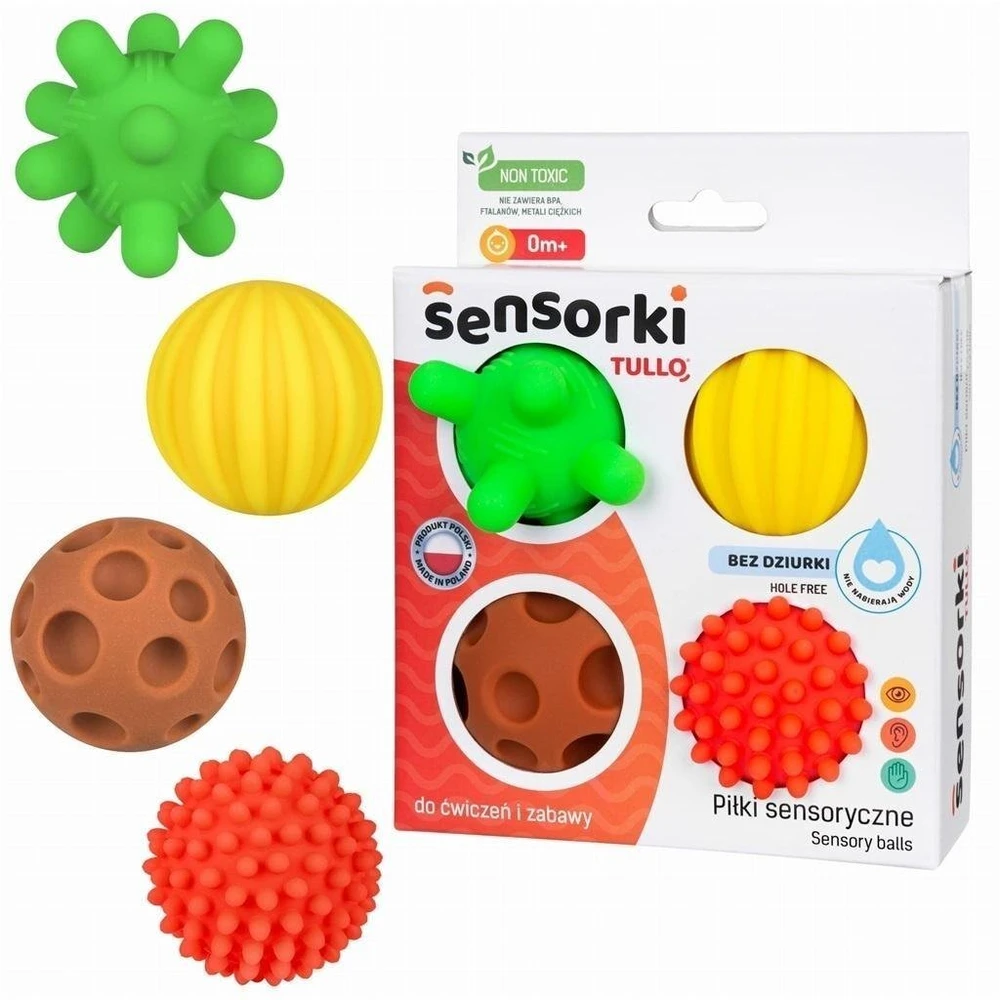 AM Tullo Tullo lavinamieji kamuoliukai be skilutės kūdikiui 4 vnt 804