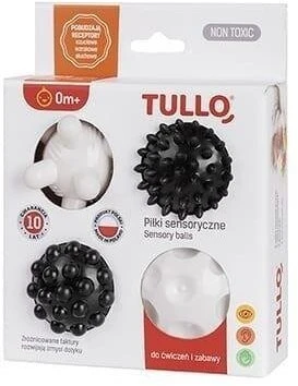 AM Tullo TULLO Piłki senso.4vnt. Bez dziurki czar-bia REF805 78055