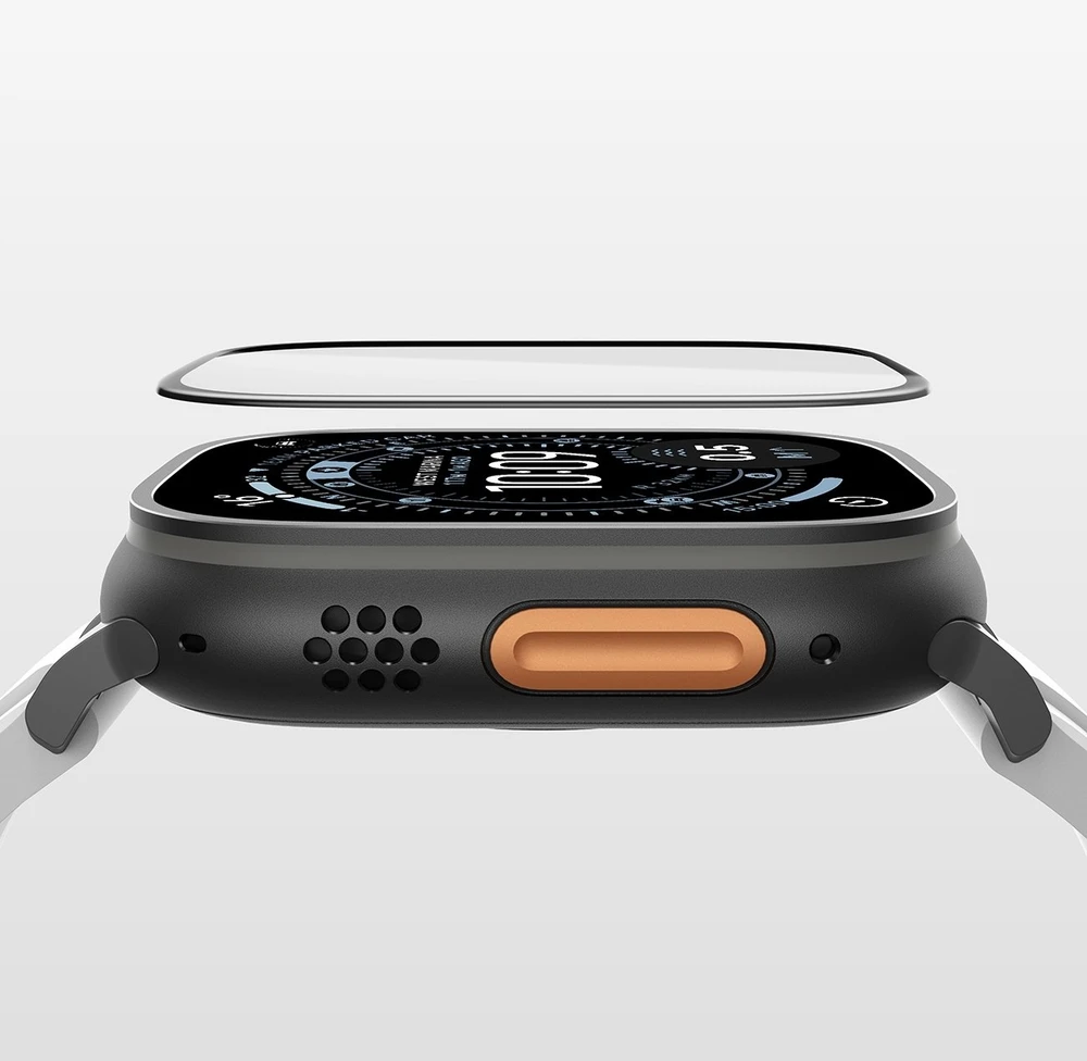 „AmazingThing Radix“ stiklinis ekrano apsauginis dėklas, skirtas „Apple Watch Uitra 3“ (49 mm)