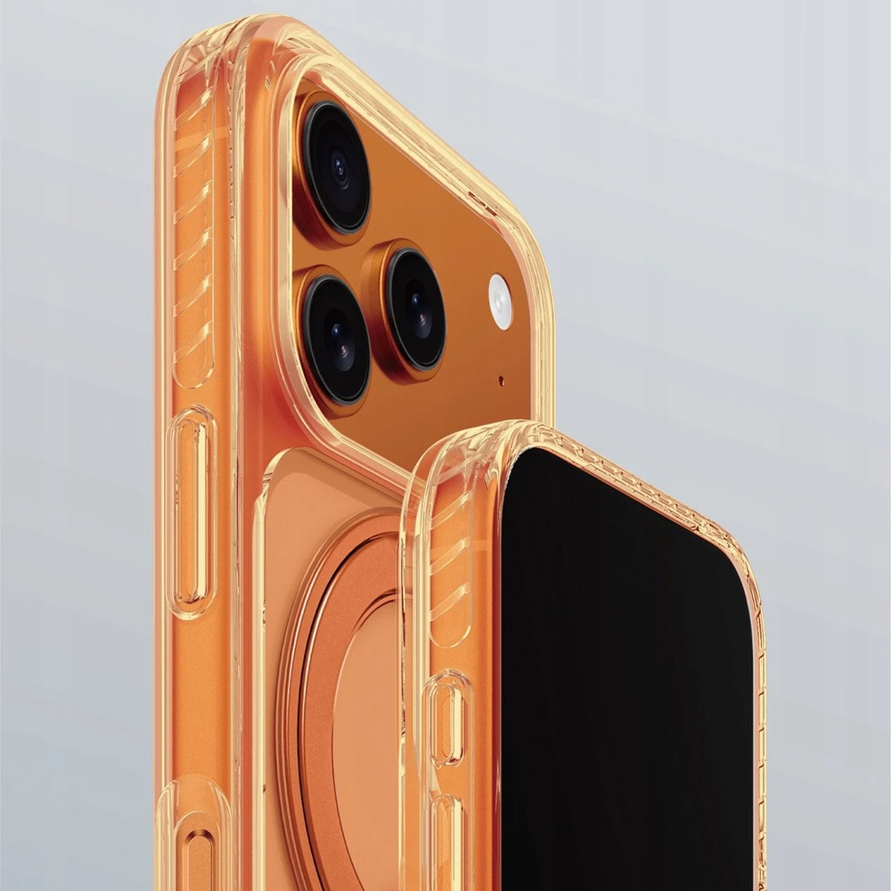 Nezatříděno „AmazingThing Titan Pro Spin“ dėklas, skirtas „iPhone 17 Pro Max“, suderinamas su „MagSafe“ - oranžinis
