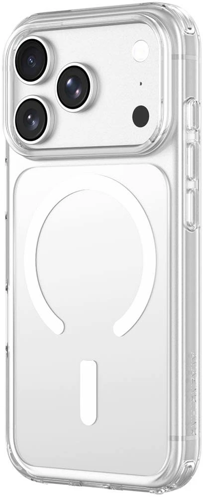AmazingThing Minimal Mag išbandytas kritimo atsparus dėklas su 3 objektyvų apsauga iPhone 18 Pro Max su virvele ir MagSafe suderinamumu – permatomas