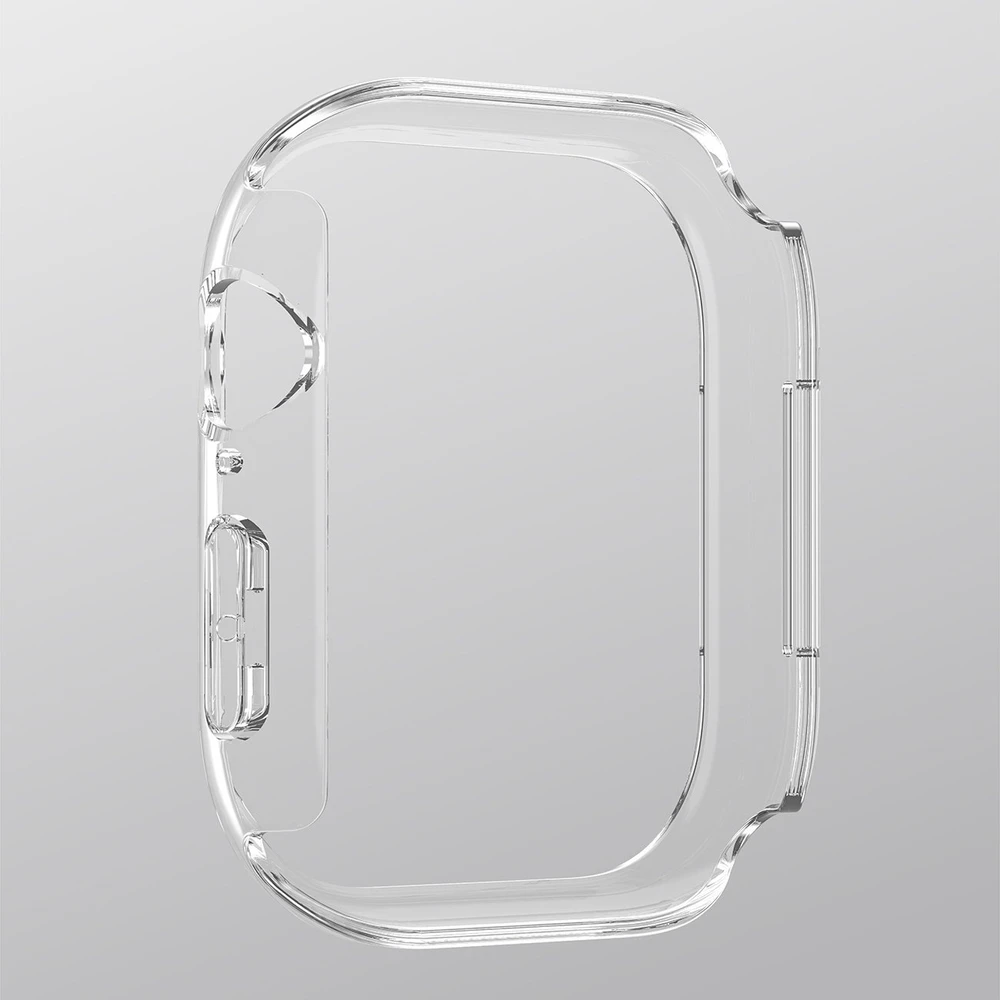 „AmazingThing Minimal“ apsauginis dėklas skirtas „Apple Watch Series 11 42mm“ – skaidrus