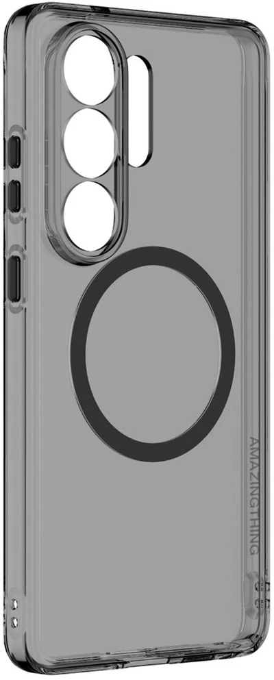 AmazingThing Minimal Mag Lens dėklas skirtas Samsung Galaxy S26 Ultra – juodos spalvos