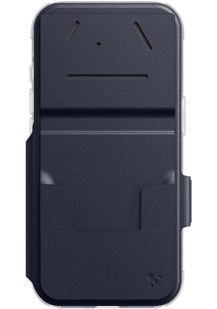 Dėklas AmazingThing Titan Pro lęšių atlenkiamas rinkinys su dėklu iPhone 18 Pro Max su pinigine, suderinamas su MagSafe – tamsiai mėlyna
