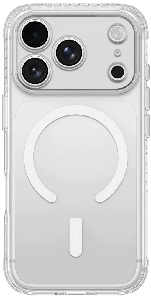 Objektyvas AmazingThing Titan Pro objektyvo dėklas iPhone 18 Pro Max su fotoaparato dangteliu ir virvutės tvirtinimu, suderinamas su MagSafe – permatomas
