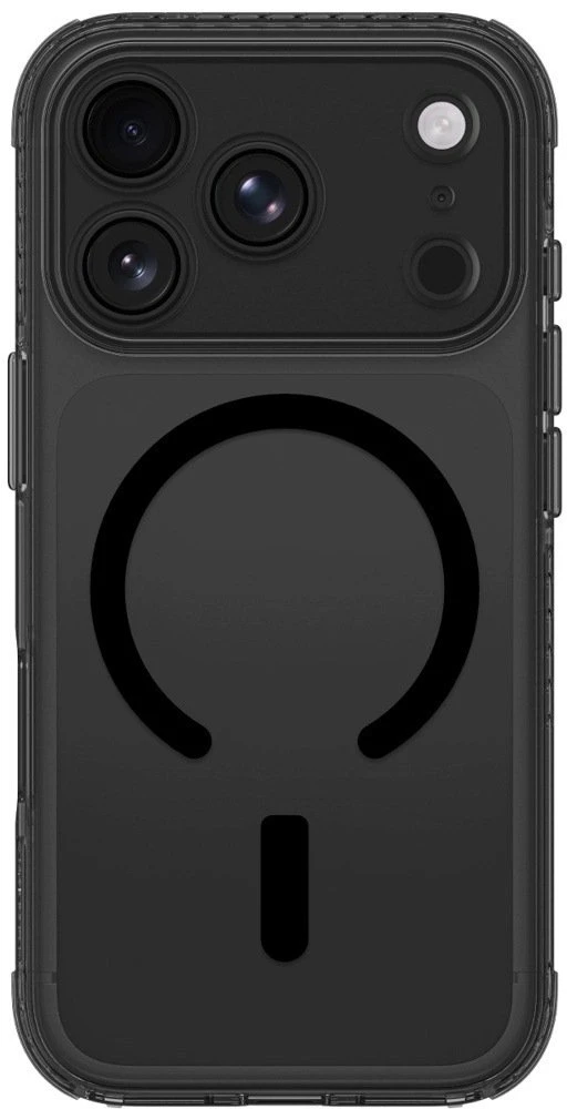 Objektyvas AmazingThing Titan Pro objektyvo dėklas iPhone 18 Pro su fotoaparato dangteliu ir virvelės tvirtinimu, suderinamas su MagSafe – Juodas