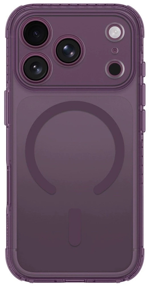 Objektyvas AmazingThing Titan Pro objektyvo dėklas iPhone 18 Pro Max su fotoaparato dangteliu ir virvutės laikikliu, suderinamas su MagSafe – Violetinė