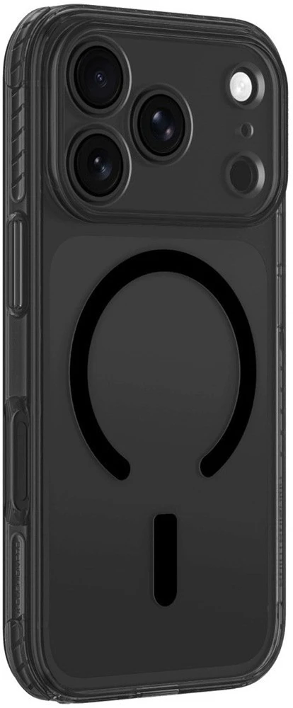 Objektyvas AmazingThing Titan Pro objektyvo dėklas iPhone 18 Pro su fotoaparato dangteliu ir virvelės tvirtinimu, suderinamas su MagSafe – Juodas