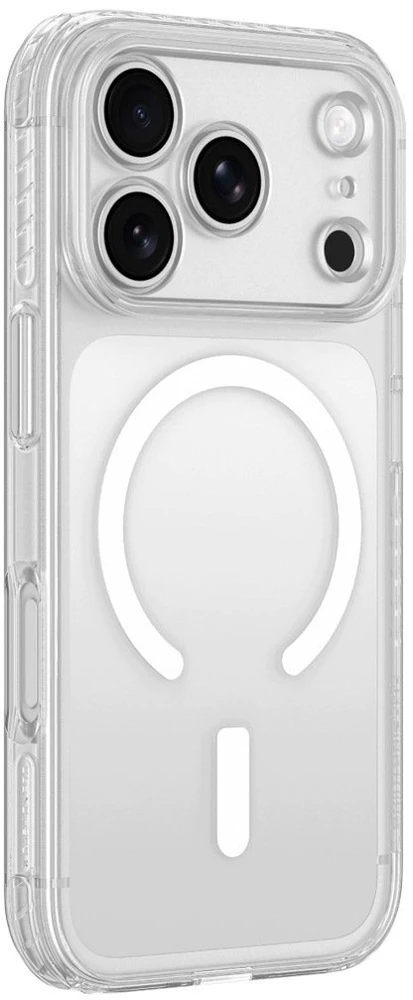 Objektyvas AmazingThing Titan Pro objektyvo dėklas iPhone 18 Pro su fotoaparato dangteliu ir virvelės laikikliu, suderinamas su MagSafe – permatomas