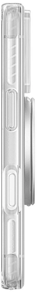 AmazingThing Titan Pro objektyvo žiedų rinkinio dėklas iPhone 18 Pro su fotoaparato dangteliu ir magnetiniu žiedu, suderinamas su MagSafe – permatomas