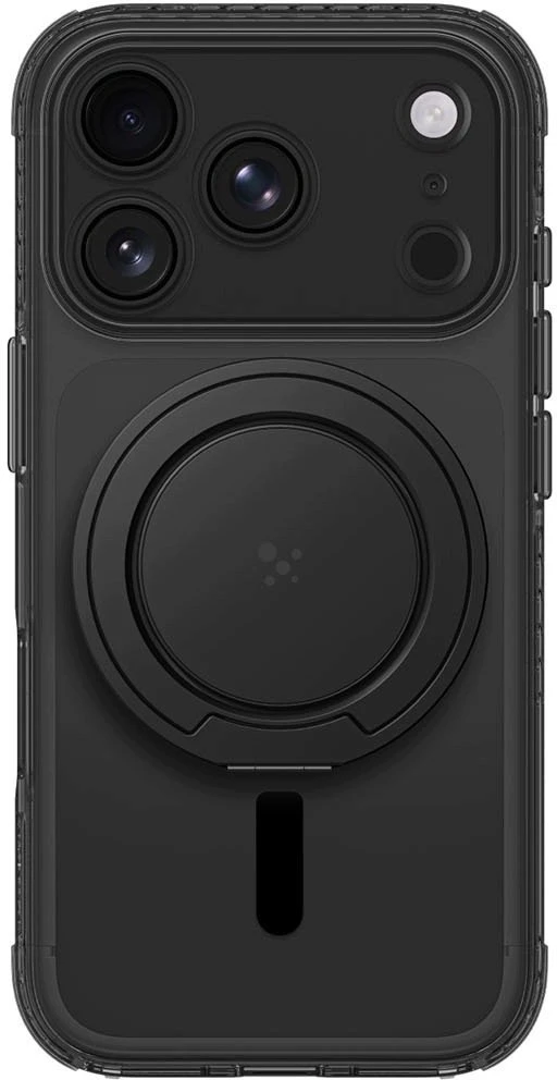 Objektyvas AmazingThing Titan Pro Pop objektyvo dėklas iPhone 18 Pro Max su kameros dangteliu, laikikliu ir stovu, suderinamas su MagSafe – juodas