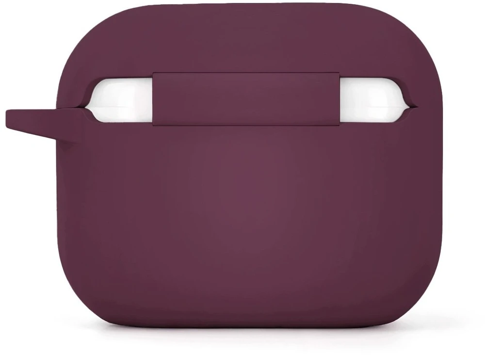 Etteri silikoninis dėklas AirPods Pro 3 tamsios vyšninės spalvos