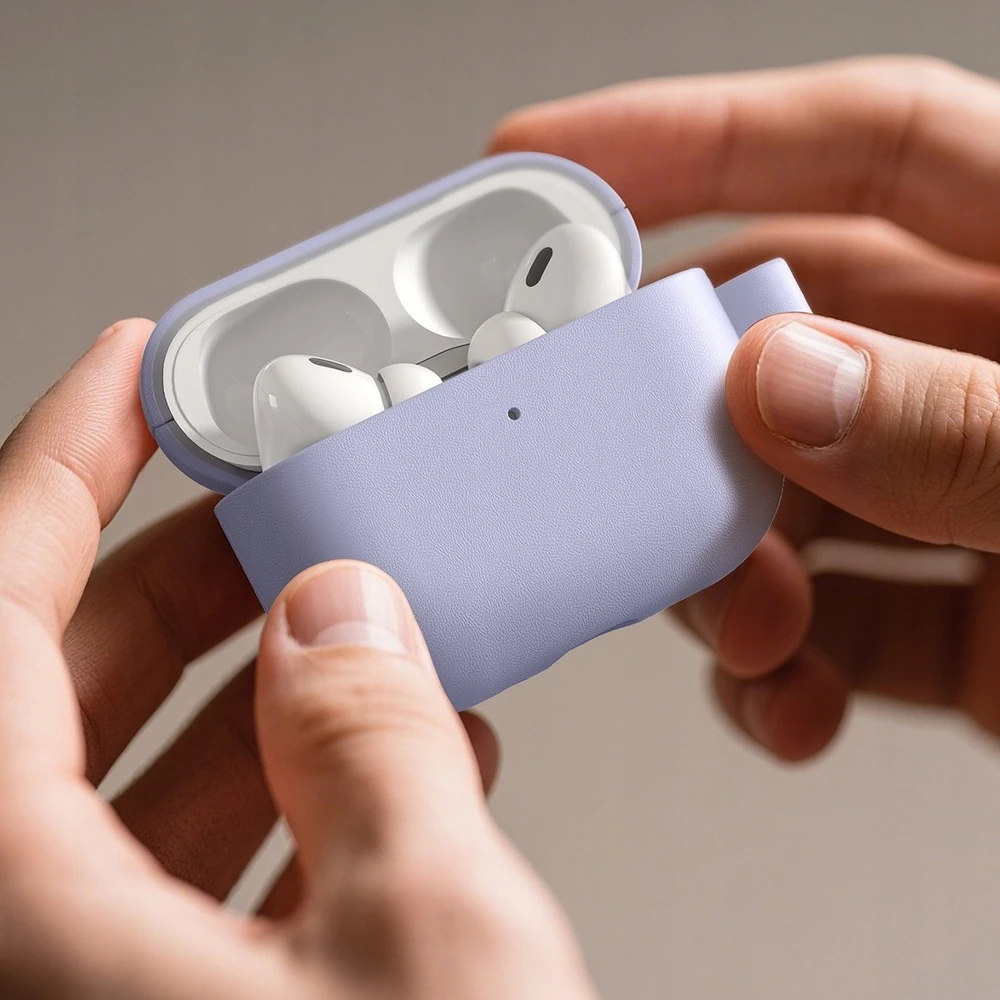 Dėklas AmazingThing Glamor protective case for AirPods Pro 3 - violetinė