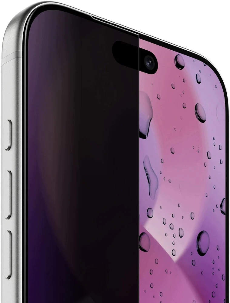 AmazingThing Radix +Care privatumo stiklas skirtas iPhone 18 Pro su tvirtinimo rėmeliu