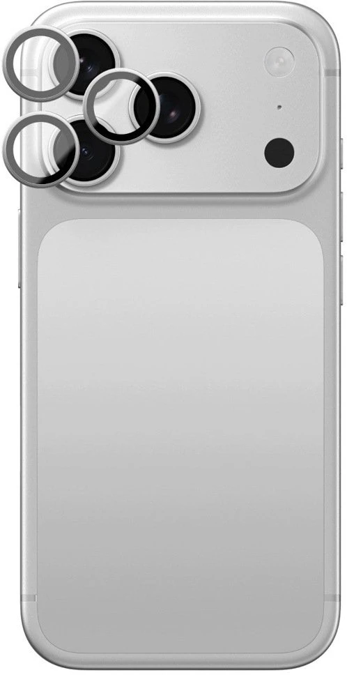AmazingThing Titan Vision Lens Sapphire, skirta iPhone 18 Pro / 18 Pro Max - Sidabrinis