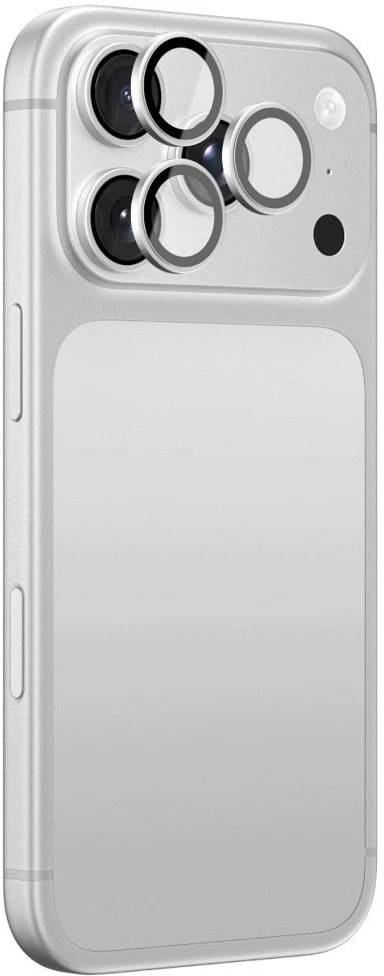 AmazingThing Titan Vision Lens Sapphire, skirta iPhone 18 Pro / 18 Pro Max - Sidabrinis
