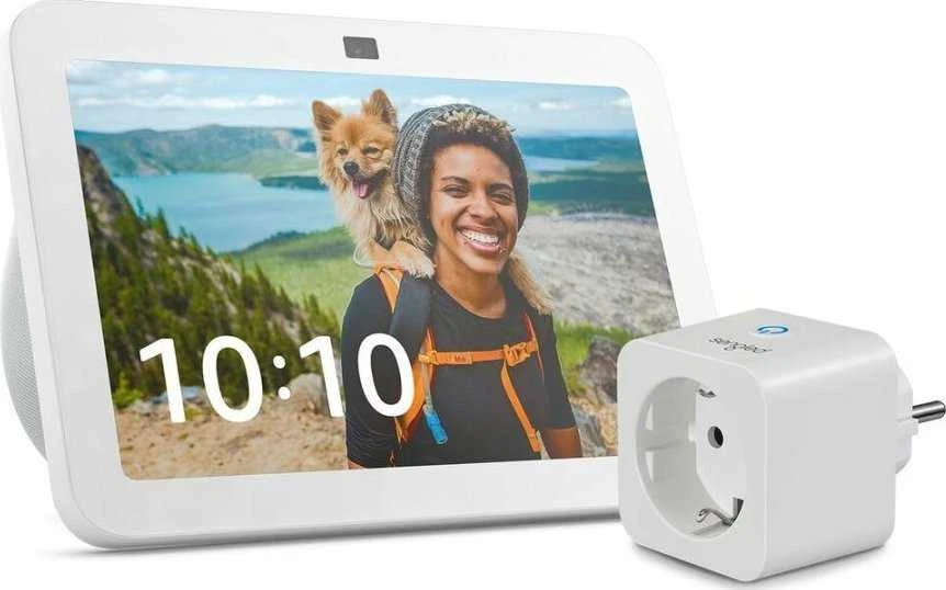 Amazon „Echo Show 8“ (3 kartos) Ledynų balta