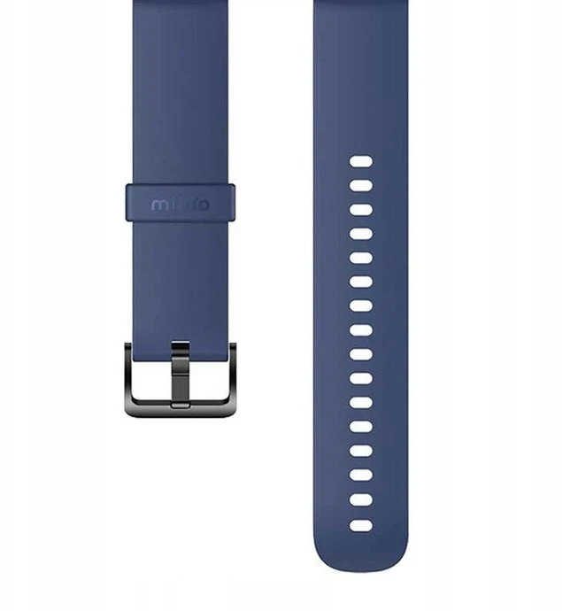 Amazon Dirželis su išpjovomis „Mibro“ 22 mm išmaniajam laikrodžiui (rašalo mėlynumo)